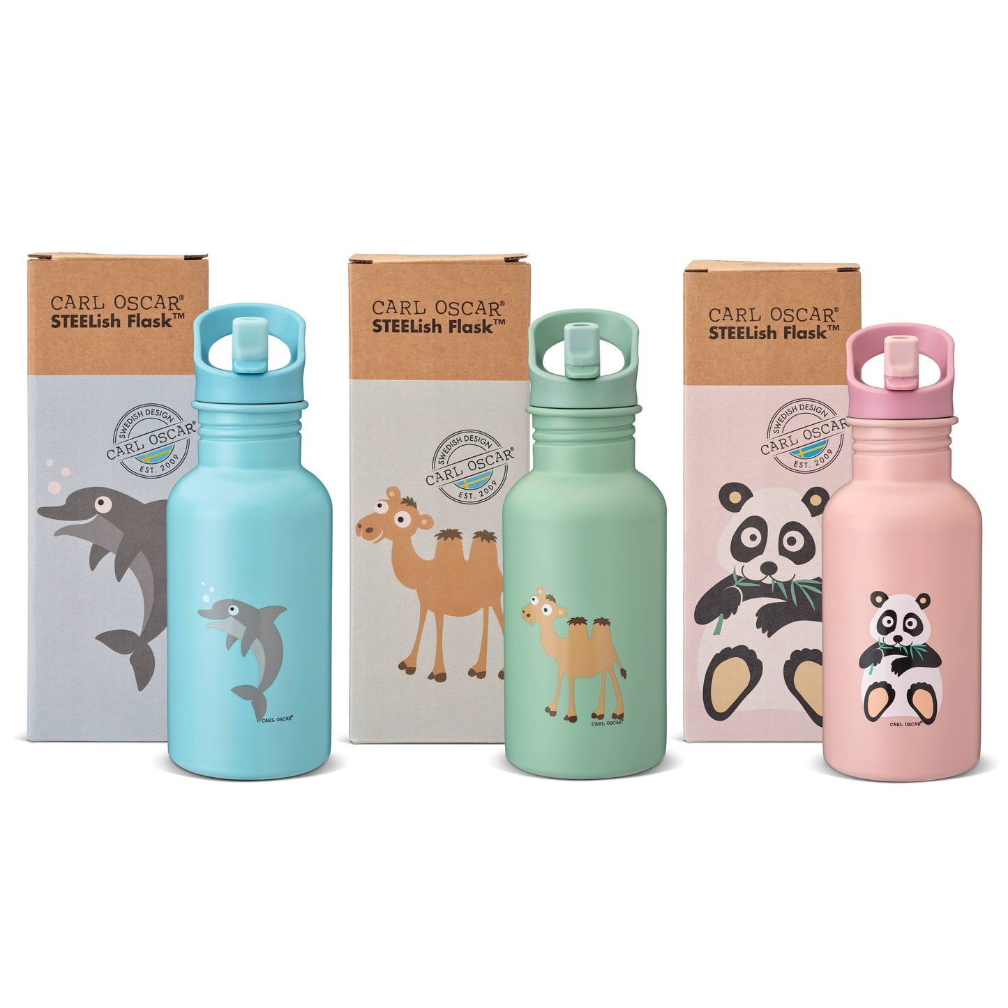 STEELish™ Flask 0.5L-MixedColours-Animals