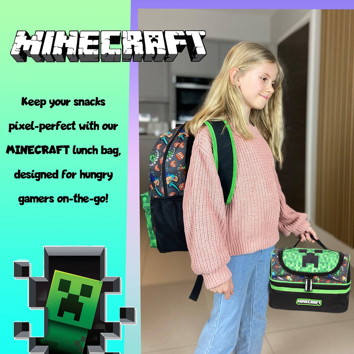 Minecraft Multi Lunch Bag