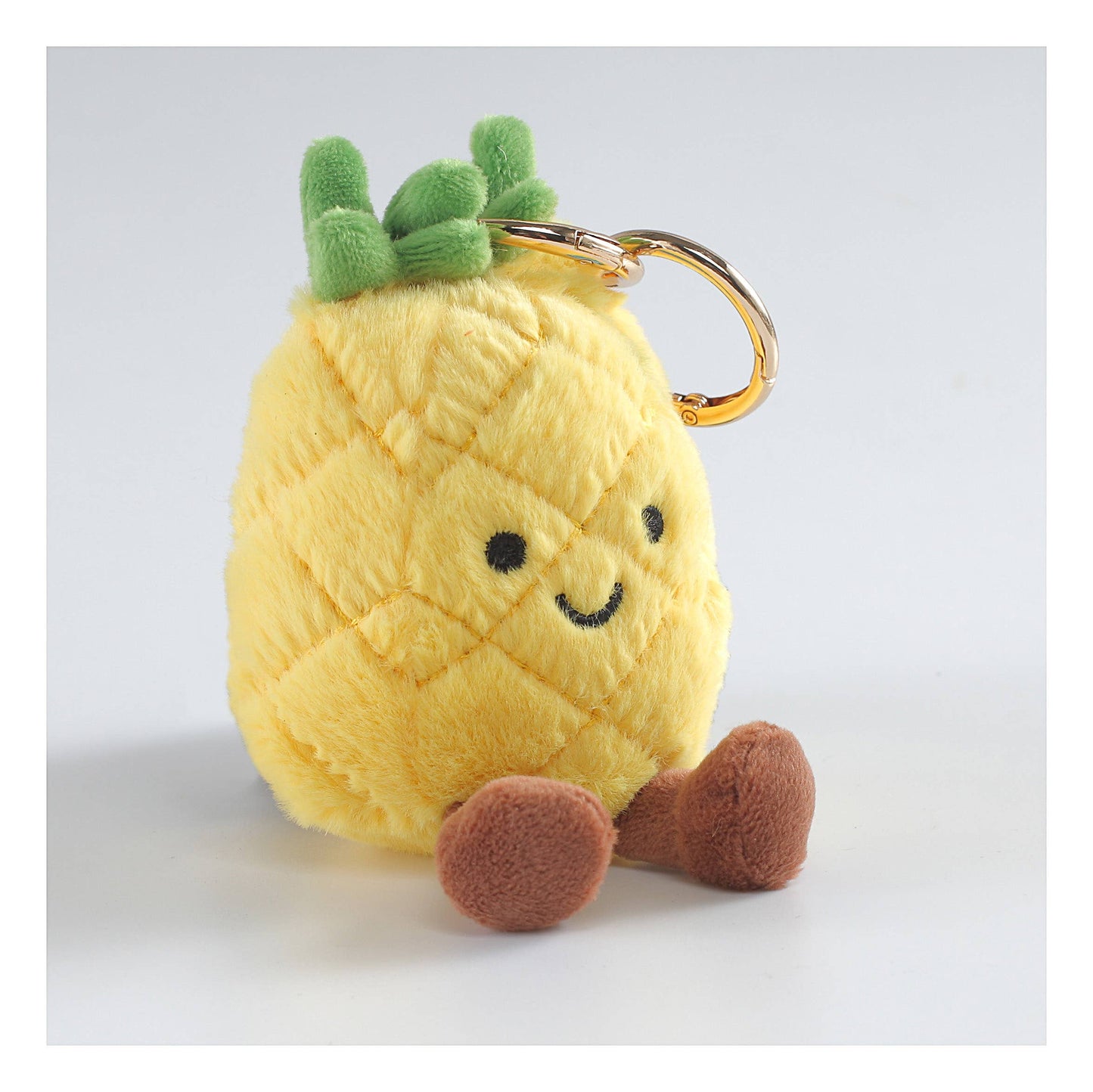 PLUSH PINEAPPLE BAG CHARM