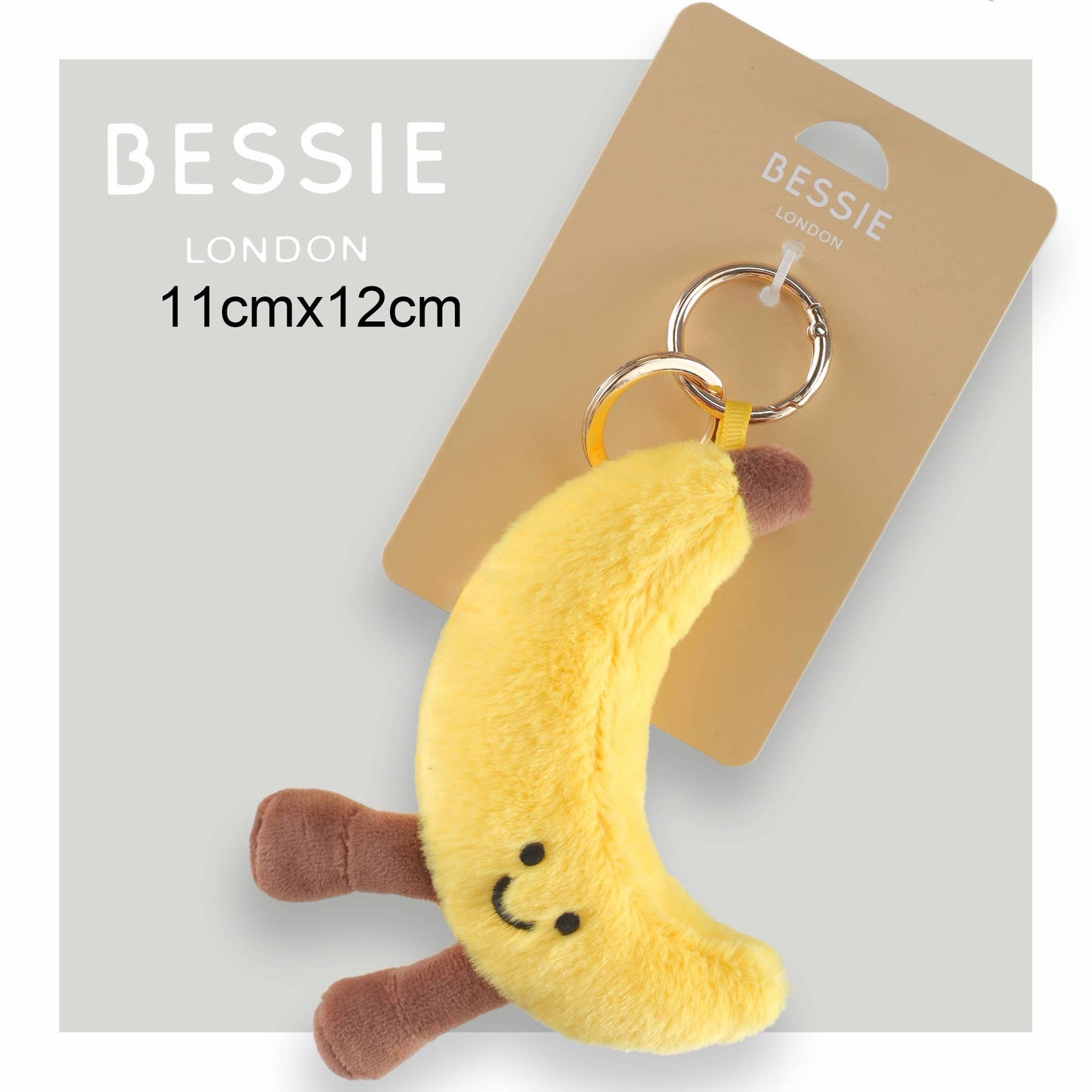 PLUSH BANANA BAG CHARM