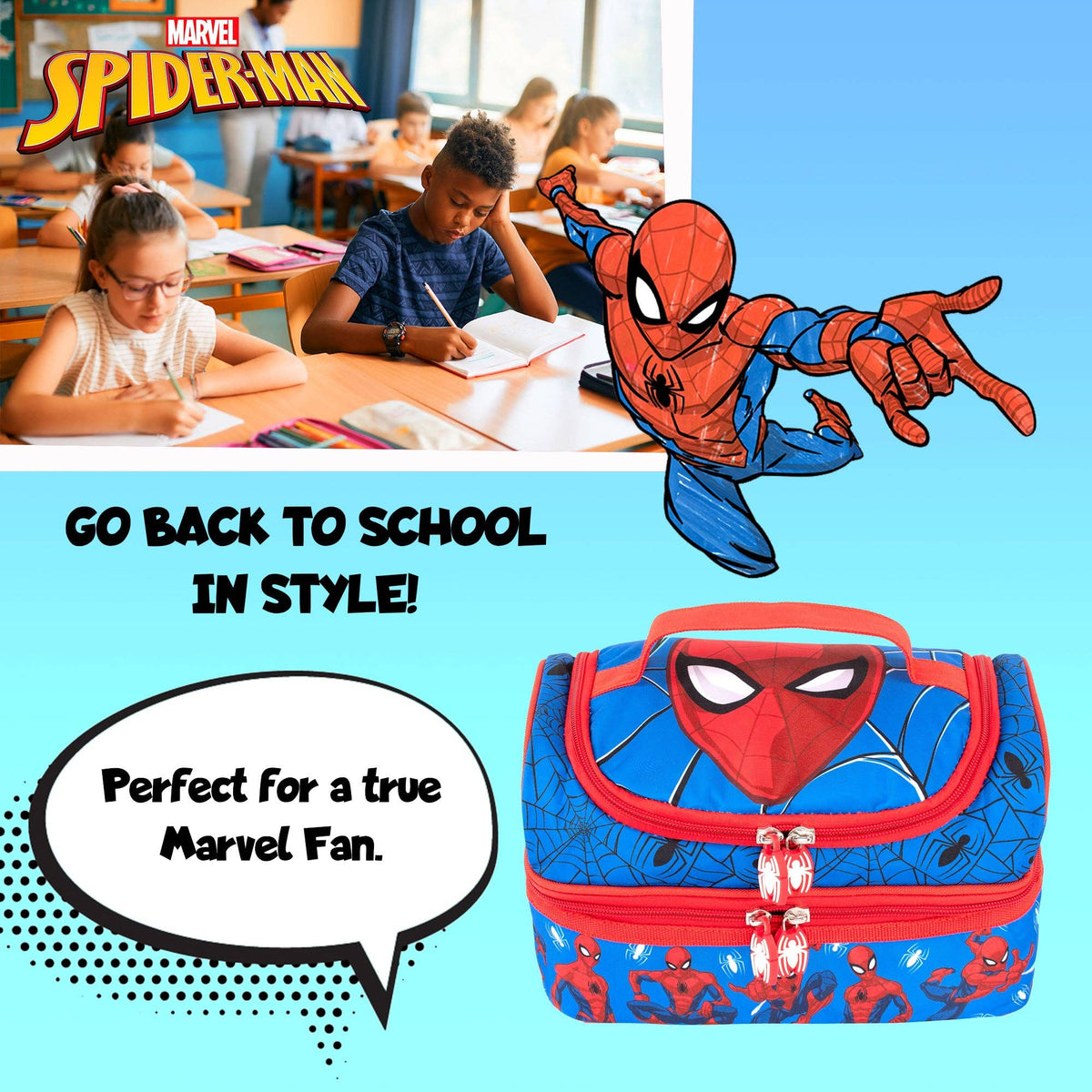 Spiderman Multi Lunch Bag