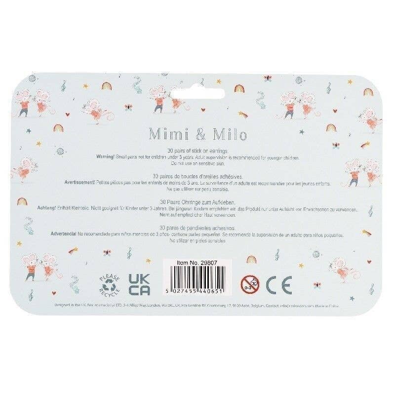 Stick On Earrings - Mimi And Milo