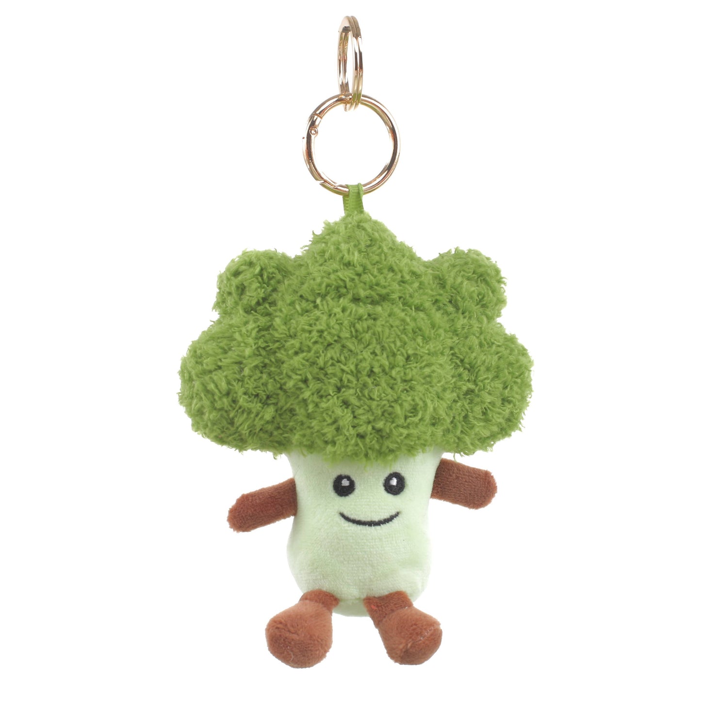 PLUSH BROCCOLI BAG CHARM