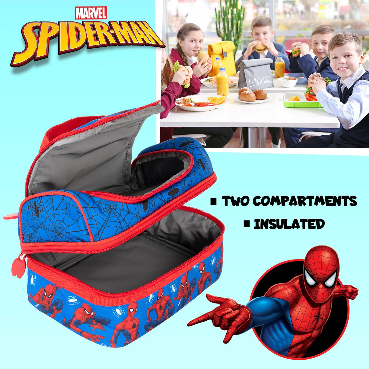 Spiderman Multi Lunch Bag
