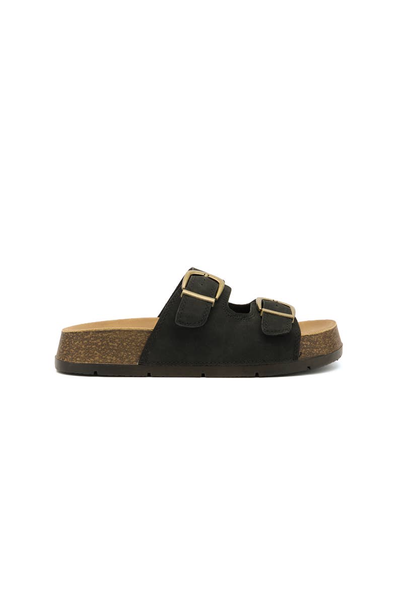 Platform slides with double buckle - 4659