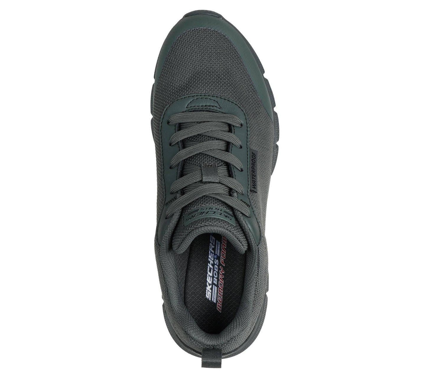 Skechers Waterproof Shoe For Men - BOBS Sport B Flex - Rainy Edge in Olive, 6-15