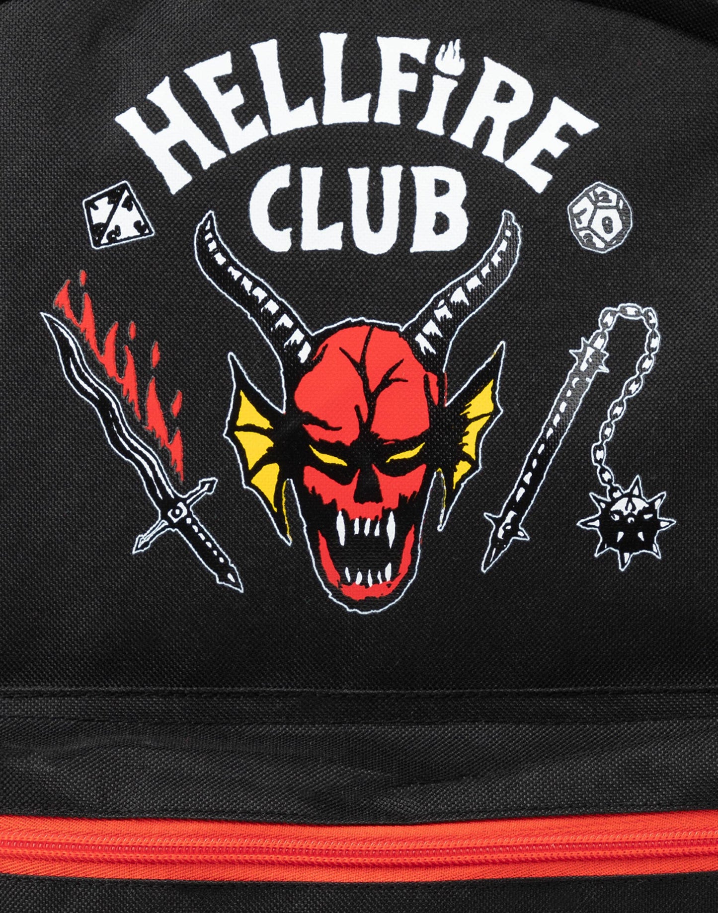 Stranger Things Unisex Kids Black Printed Backpack (One Size)