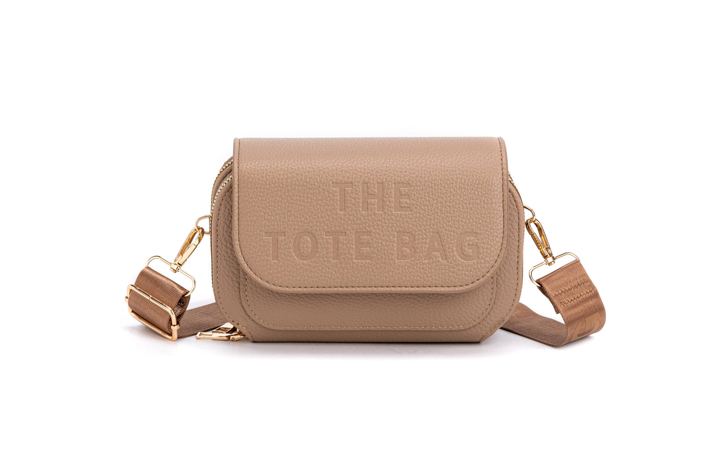 JLB10-Crossbody Handbag With 2 Separate Top Zipped Sections