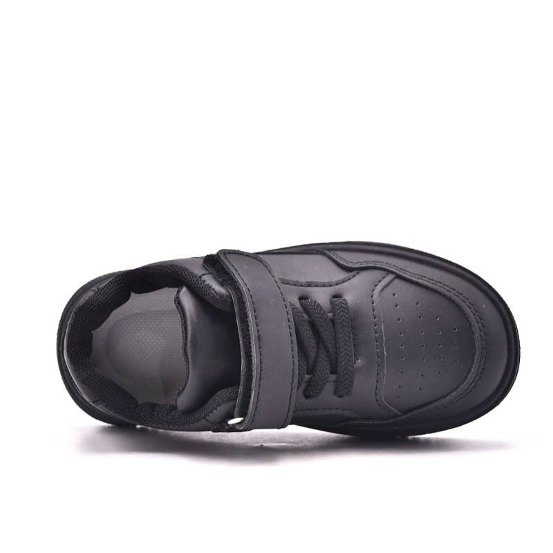Black School Plain children's sneakers