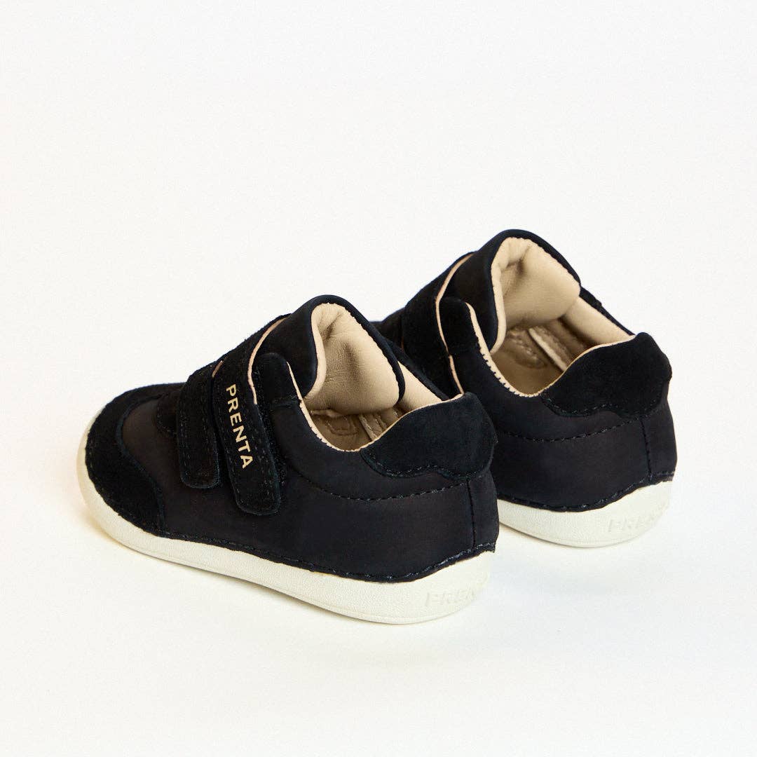 Rocket Black Nubuck First Walker Trainer
