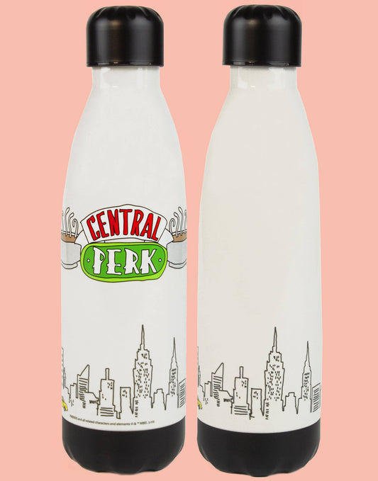 Friends Unisex 'Central Perk' Silver Logo Tritan Bottle