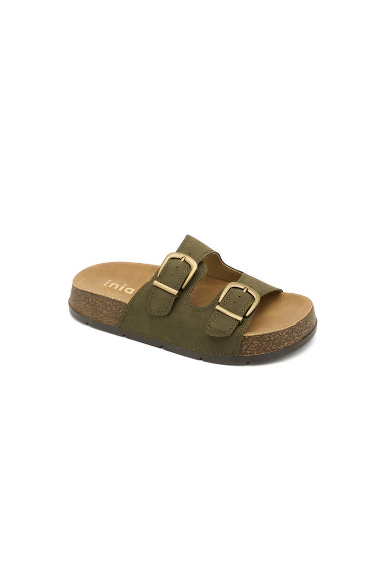 Platform slides with double buckle - 4659