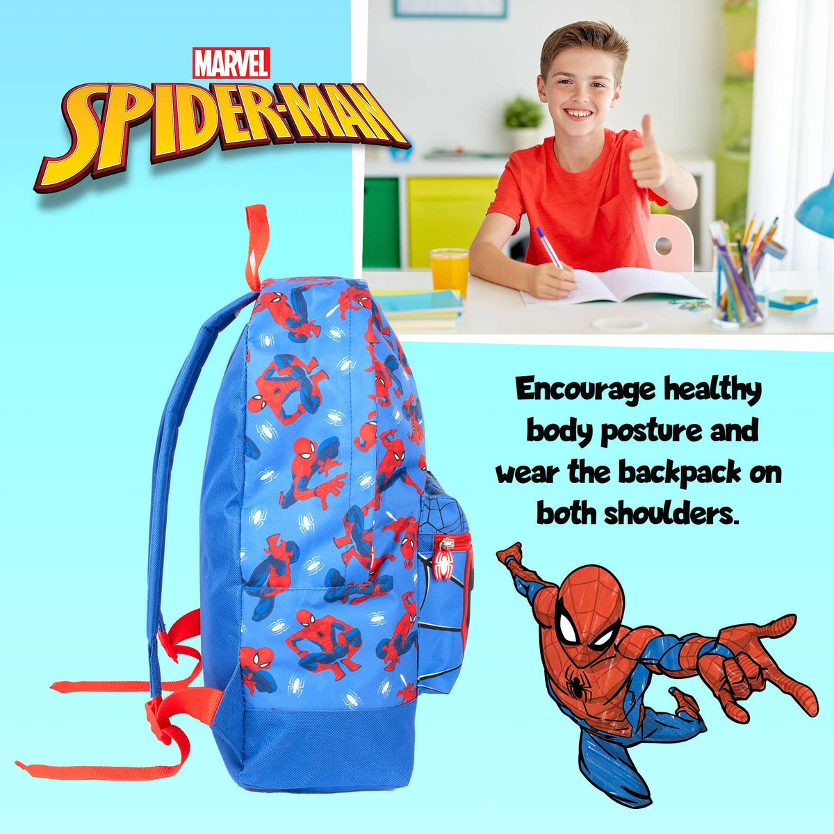 Boys School Spider-Man Backpack