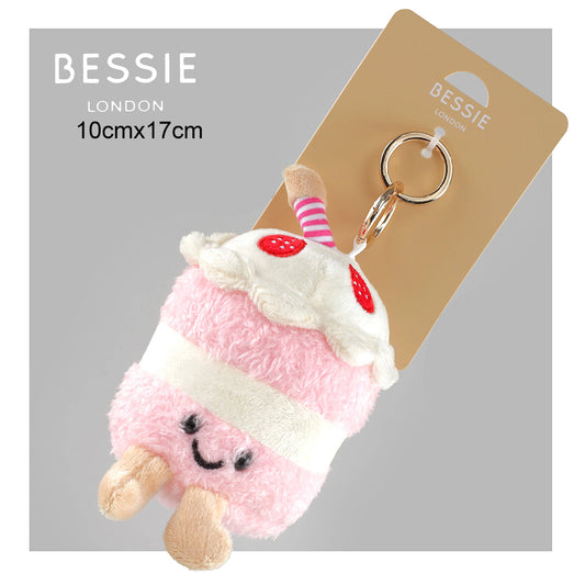 PLUSH BIRTHDAY CAKE CHARM