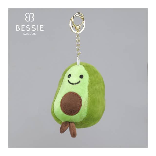 PLUSH AVOCADO BAG CHARM