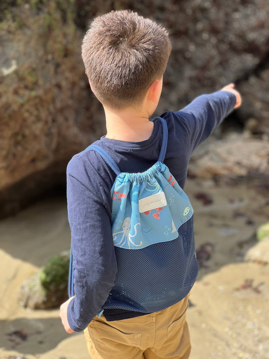 Beach Backpack for Kids Sharks
