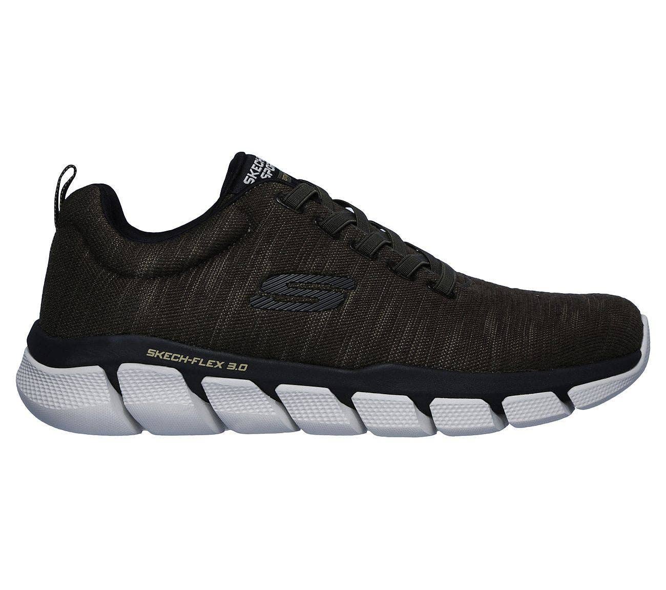 SKECHERS Men's Relaxed Fit Skech-Flex 3.0 Strongkeep Athletic Training Sneaker in Olive