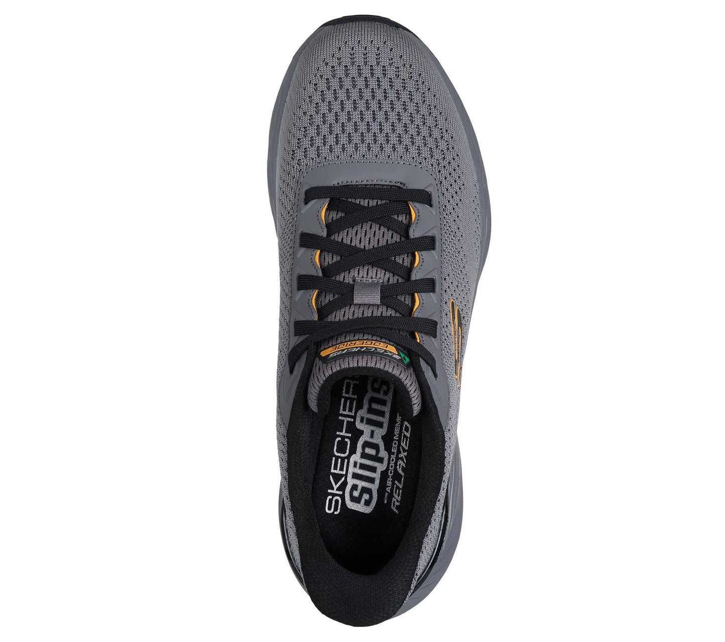 Skechers Hands Free Slip-ins Shoe For Men - Edgeride Erlson in Charcoal Yellow, 6-13