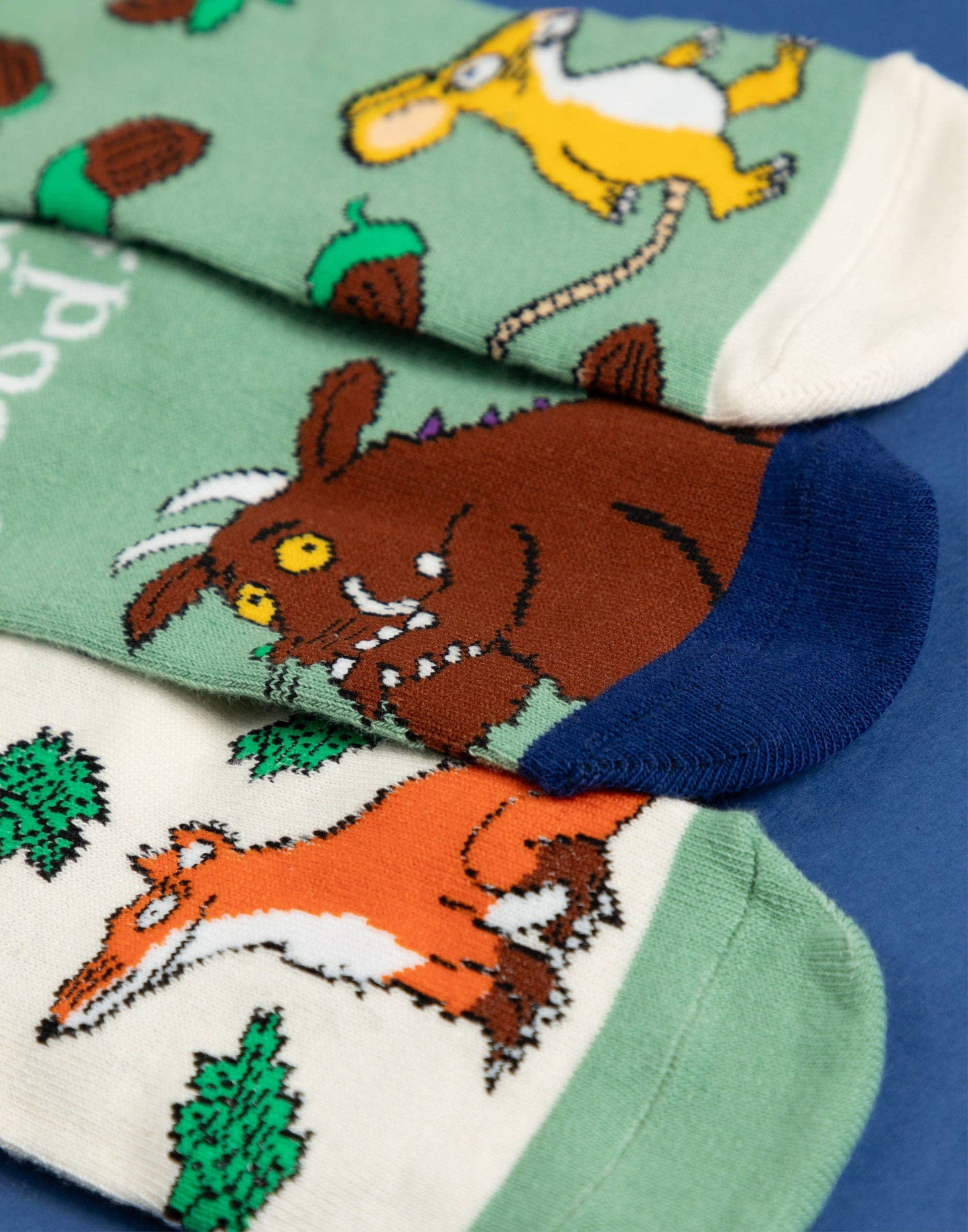 Gruffalo & Friends Unisex Kids Multicoloured Multi Character Calf Socks Set of 5