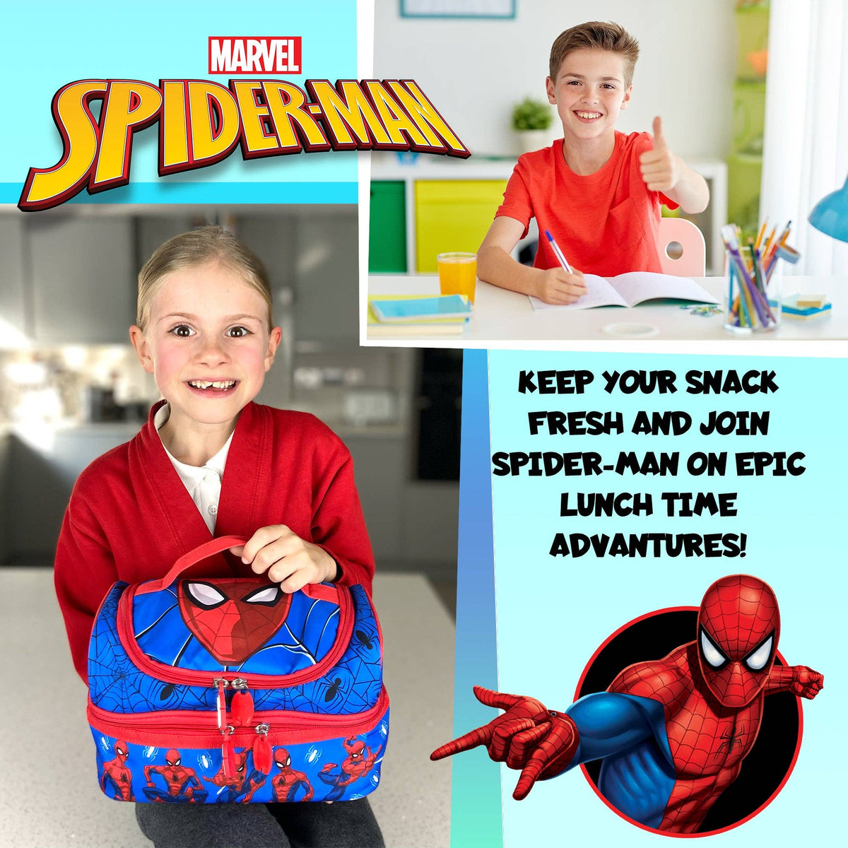 Spiderman Multi Lunch Bag