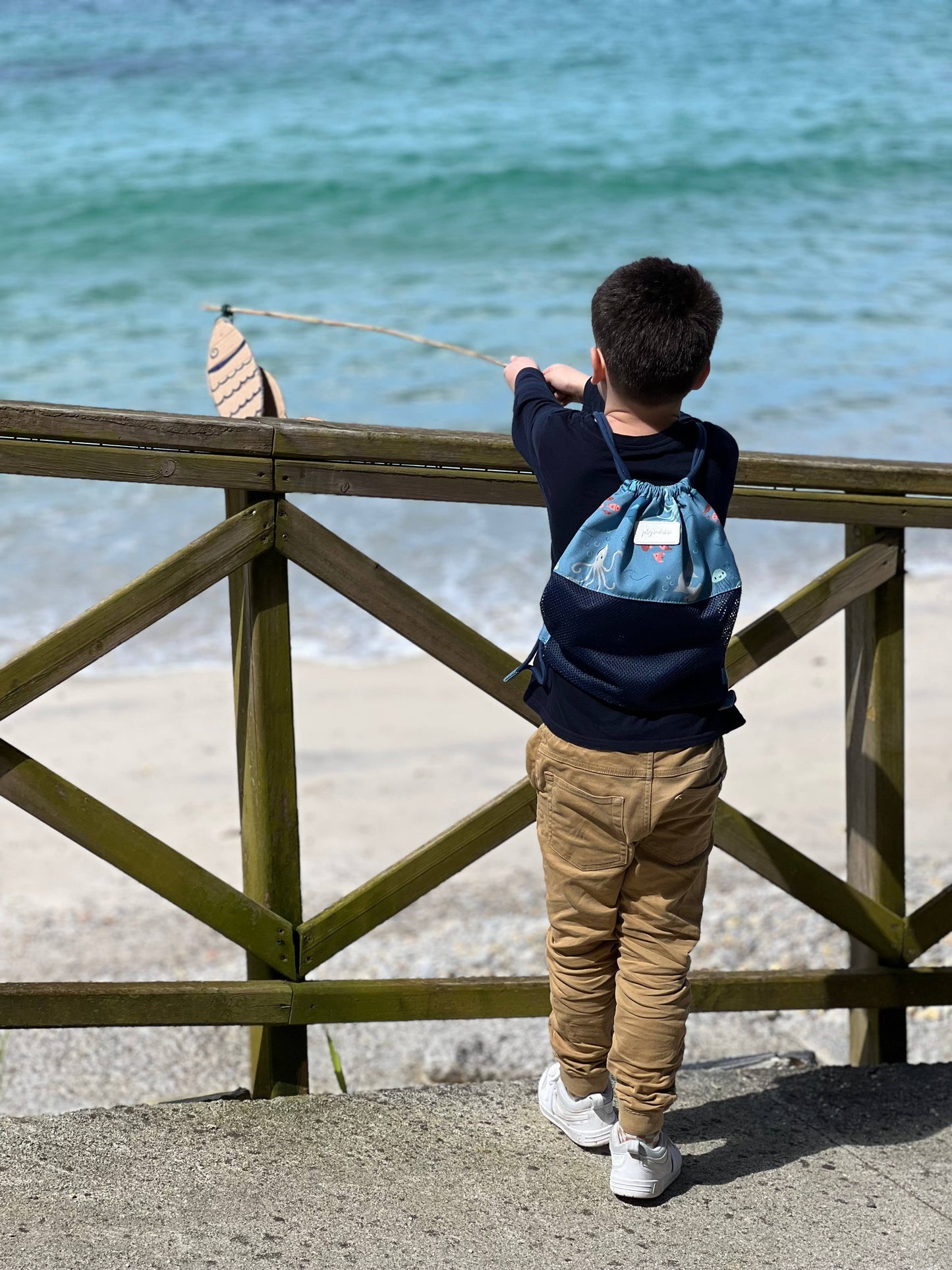 Beach Backpack for Kids Sharks