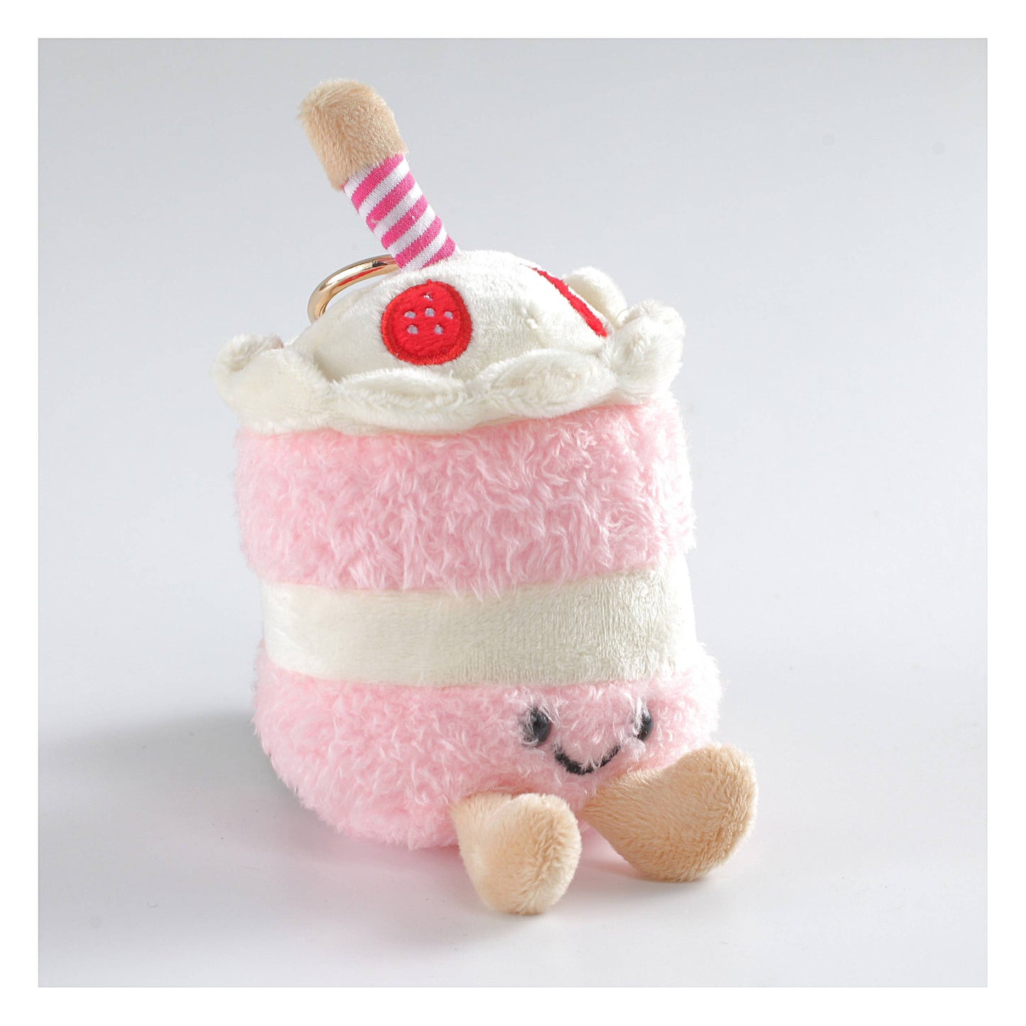 PLUSH BIRTHDAY CAKE CHARM