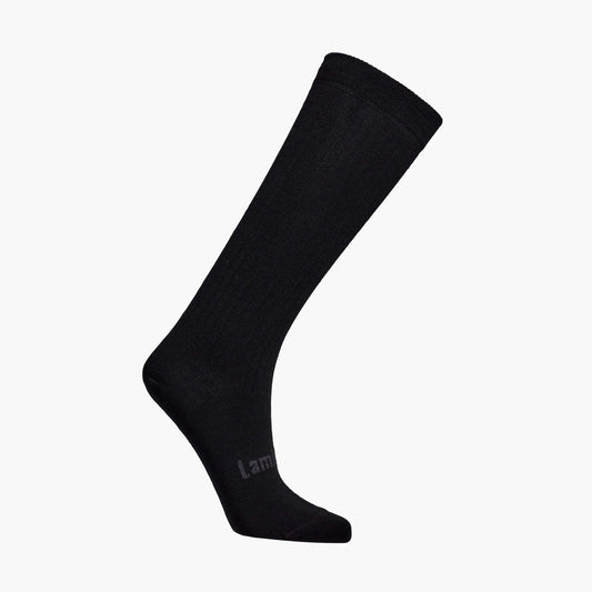 Merino Wool Knee High Socks | CHILD | Essential | Black