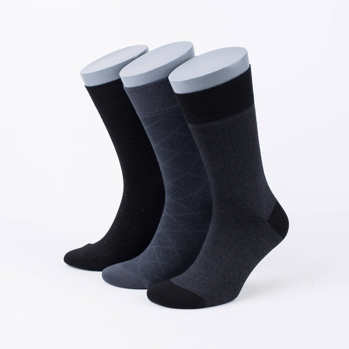 Premium Bamboo Crew Socks for Men – 3 Pair Set (Belle)