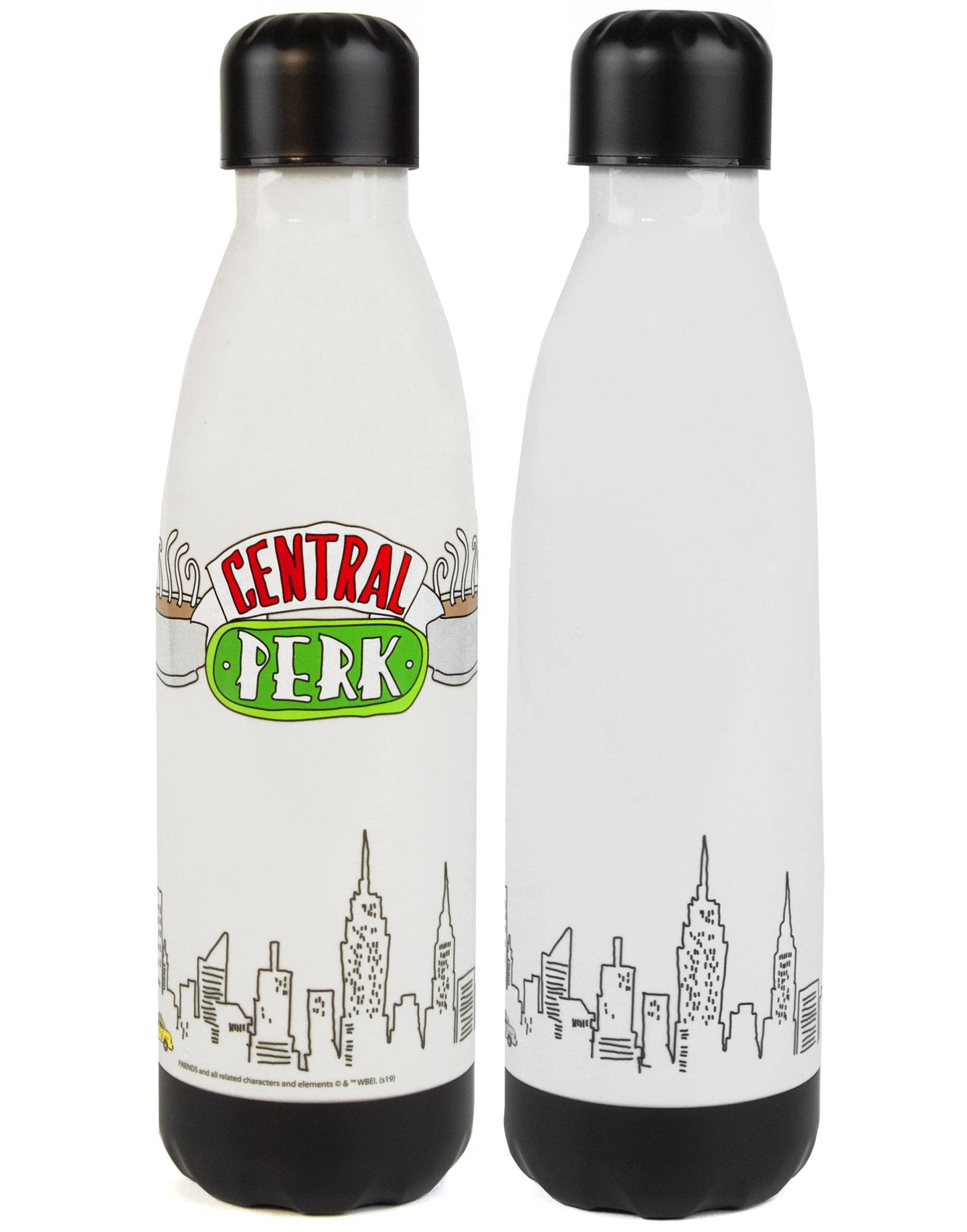 Friends Unisex 'Central Perk' Silver Logo Tritan Bottle