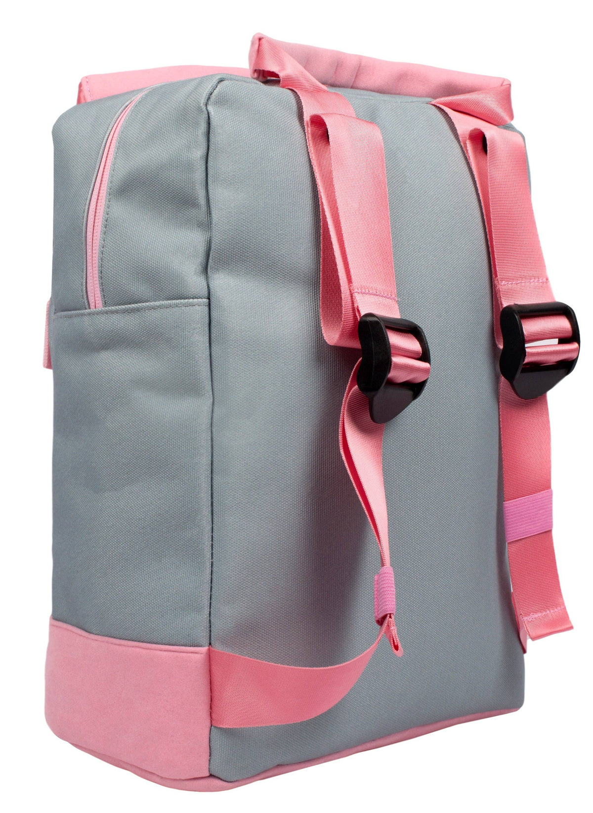 Grey and Pink Teen Backpack