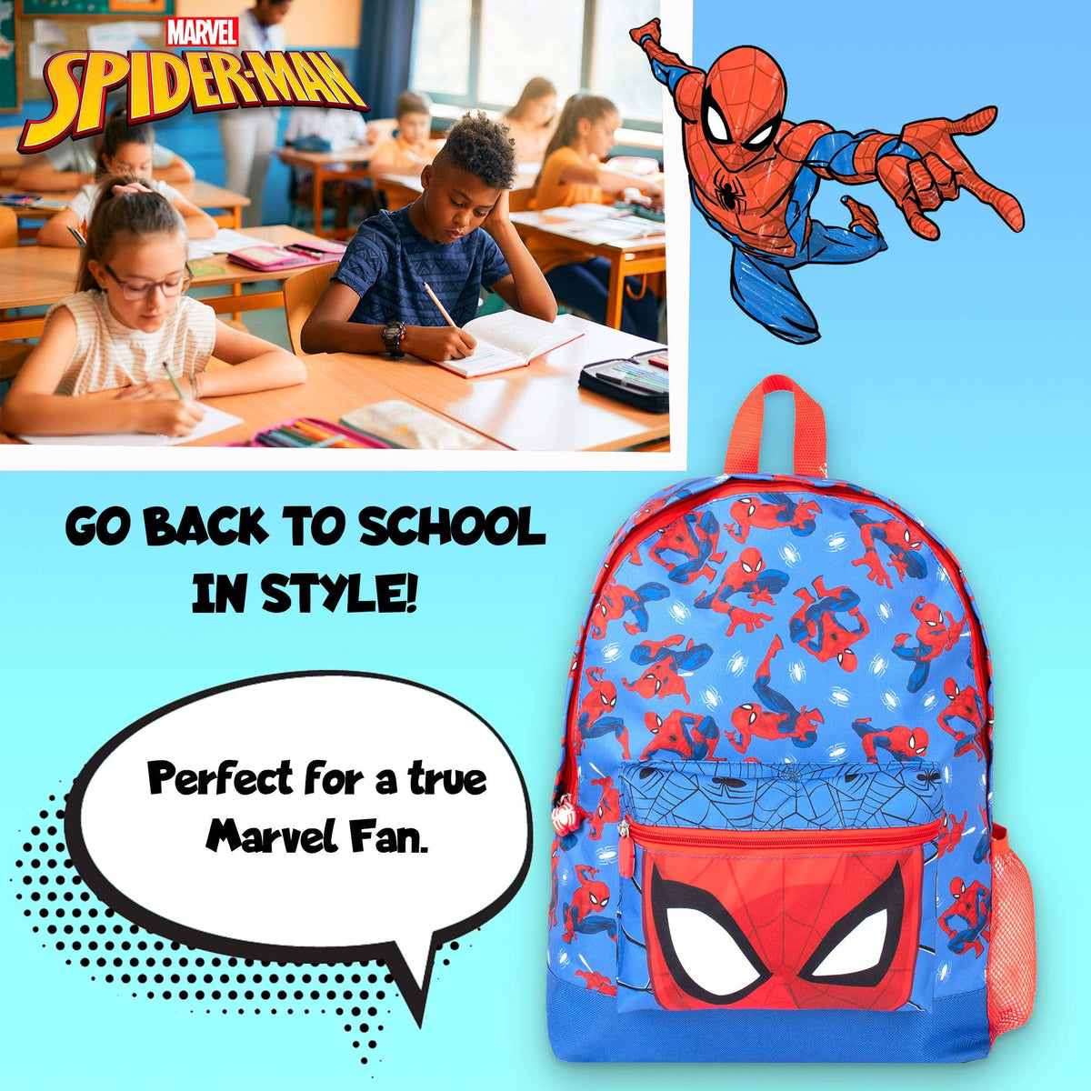 Boys School Spider-Man Backpack