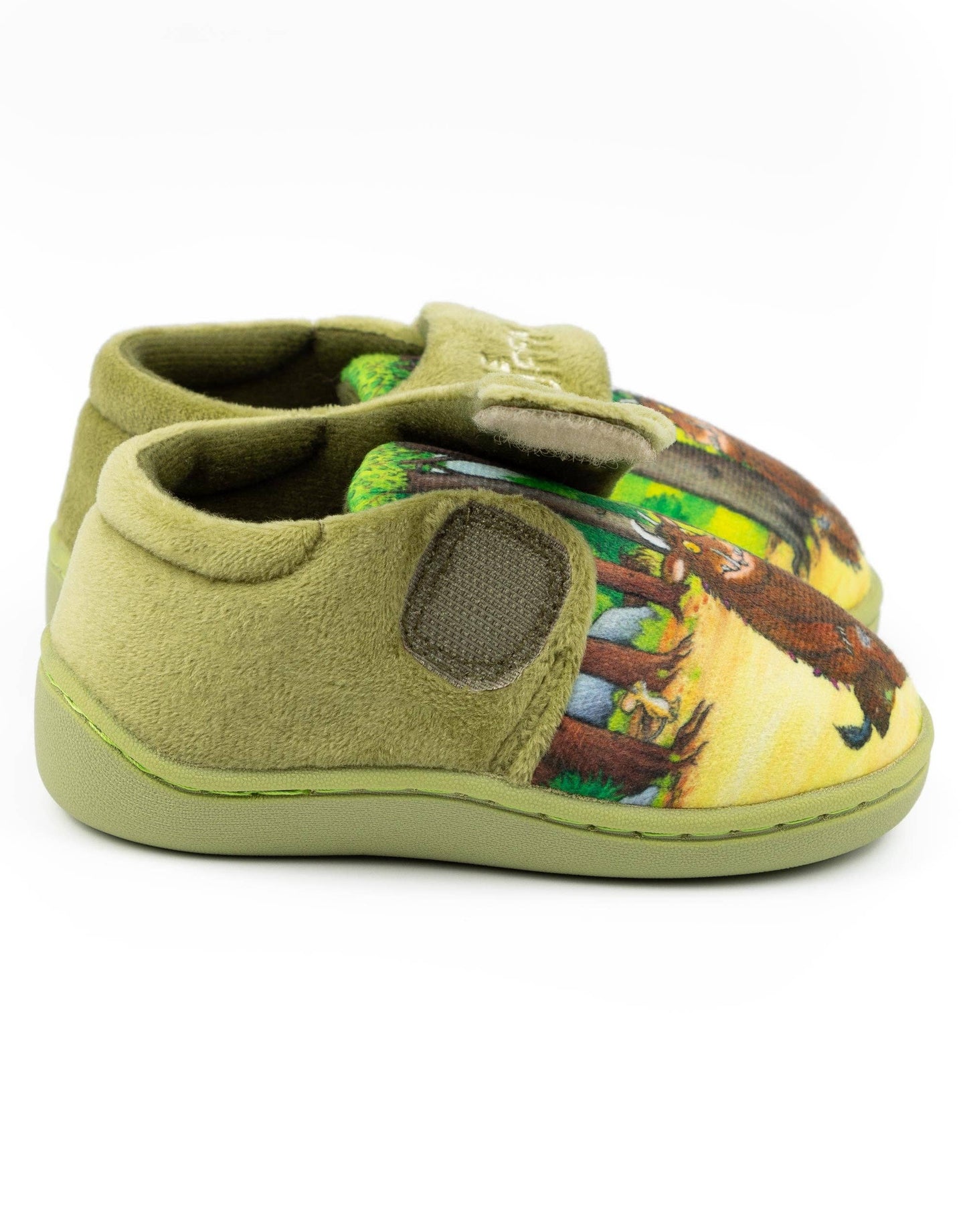 Gruffalo & Friends Unisex Kids Green Sat In The Woods Velcro Loafer Slippers
