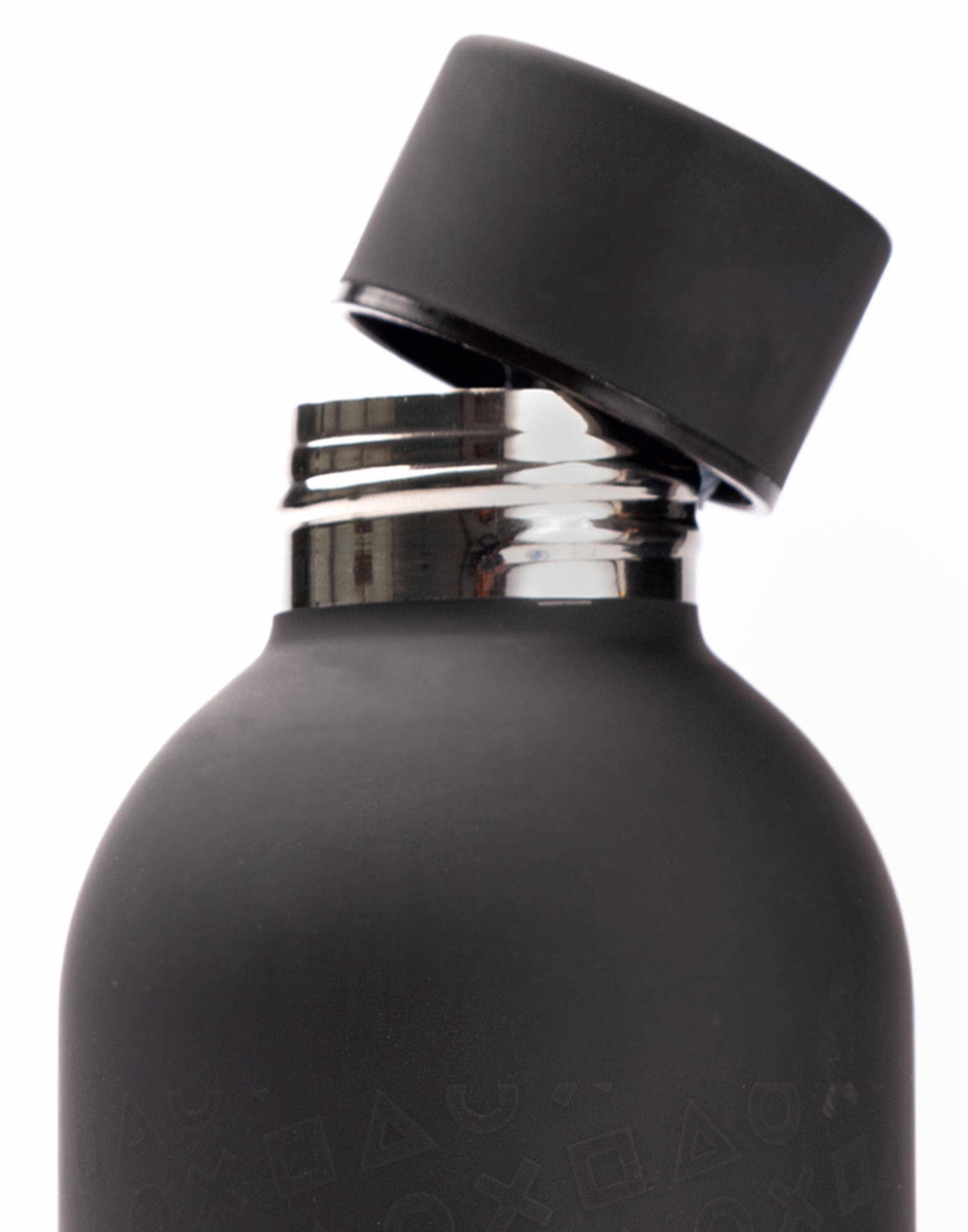 PlayStation Mens Black Basic Logo Print Stainless Steel Bottle (One Size)