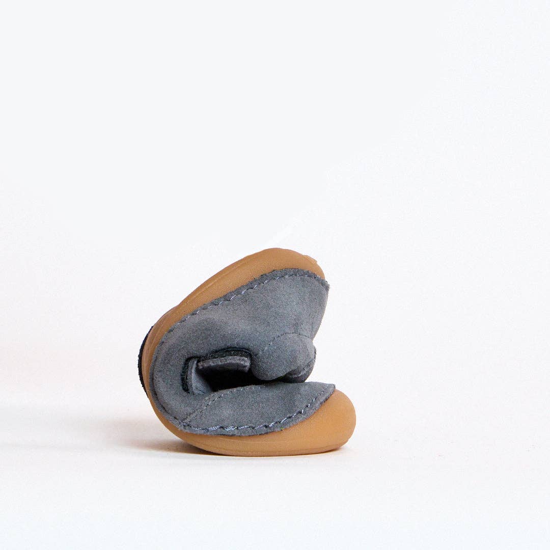 Rocket Charcoal Suede First Walker Trainer