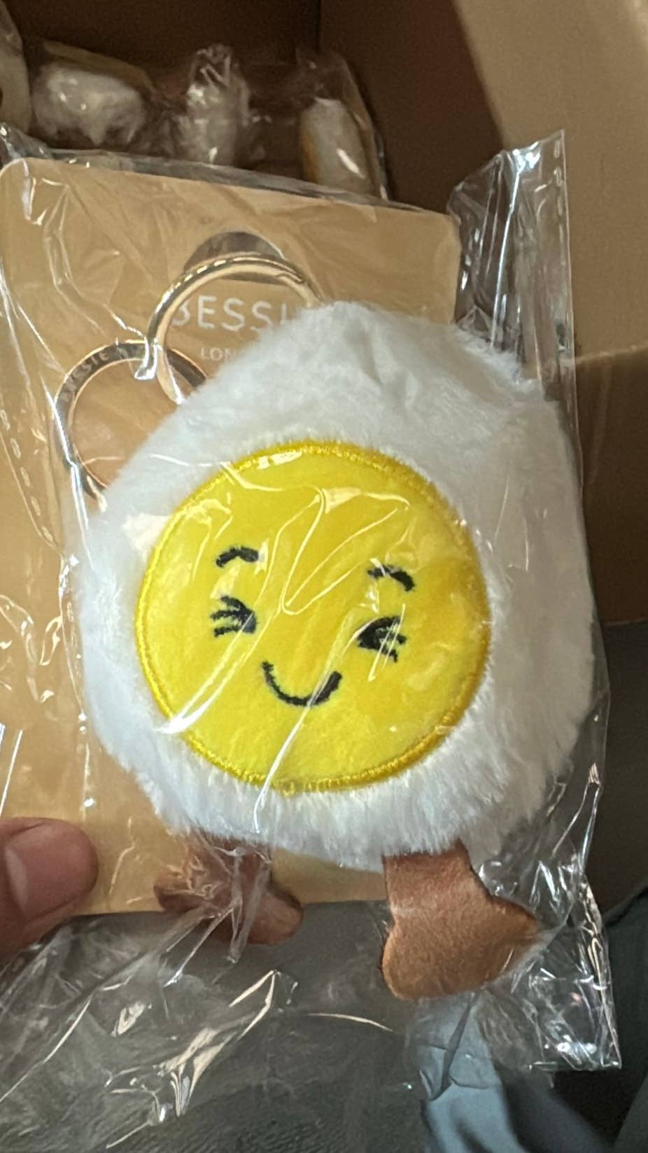 BOILED HALF EGG BAG CHARM