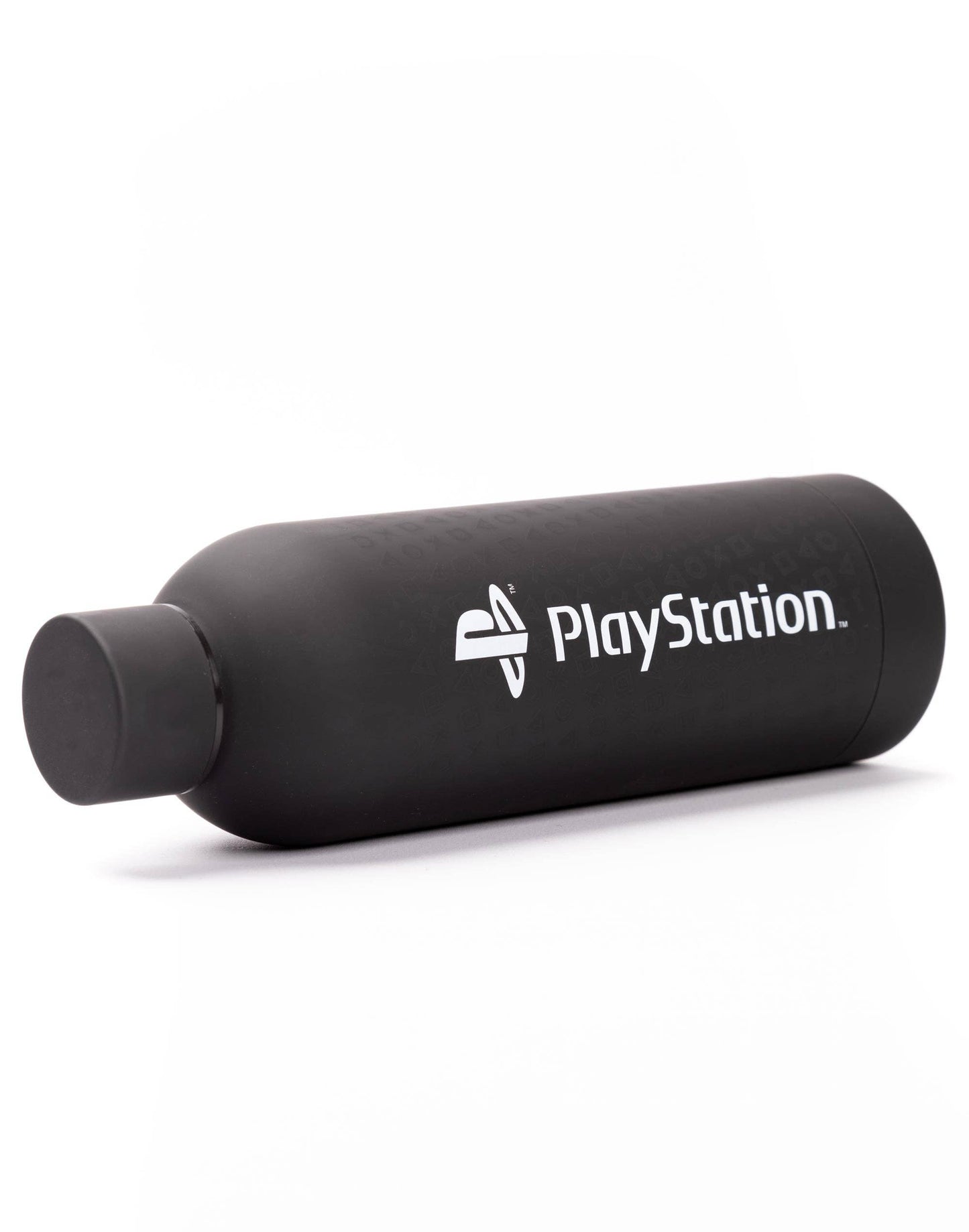 PlayStation Mens Black Basic Logo Print Stainless Steel Bottle (One Size)
