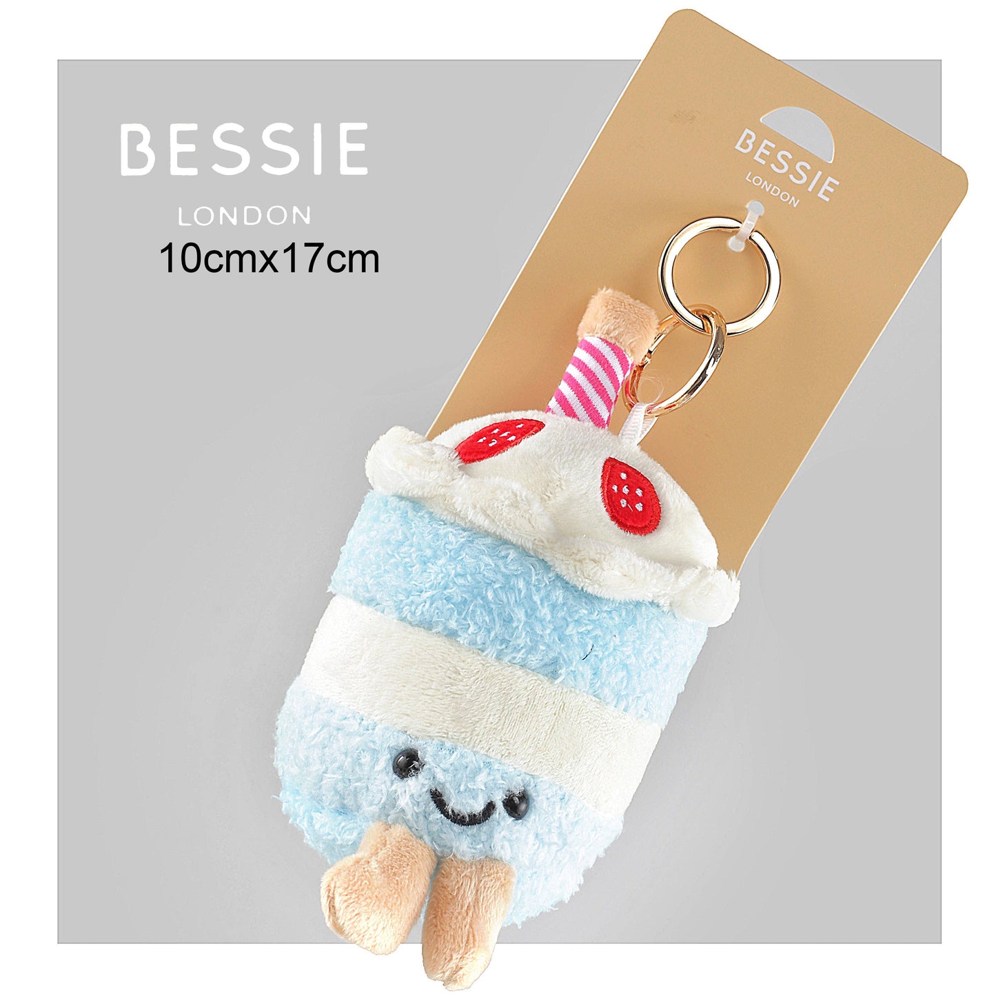 PLUSH BIRTHDAY CAKE CHARM