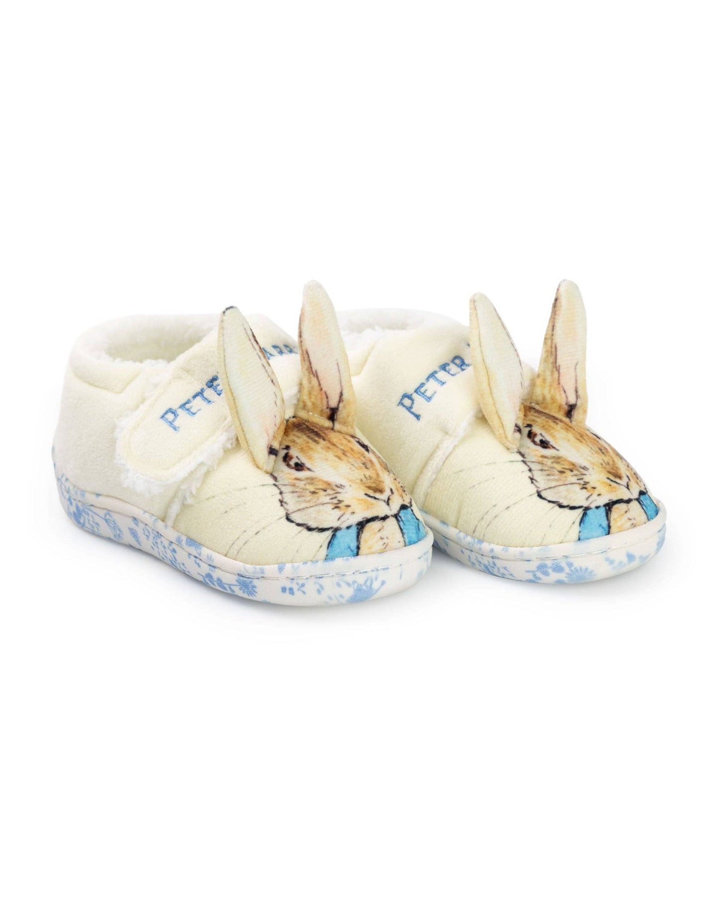 Peter Rabbit Unisex Kids Multicoloured Character Face Velcro Loafer Slippers