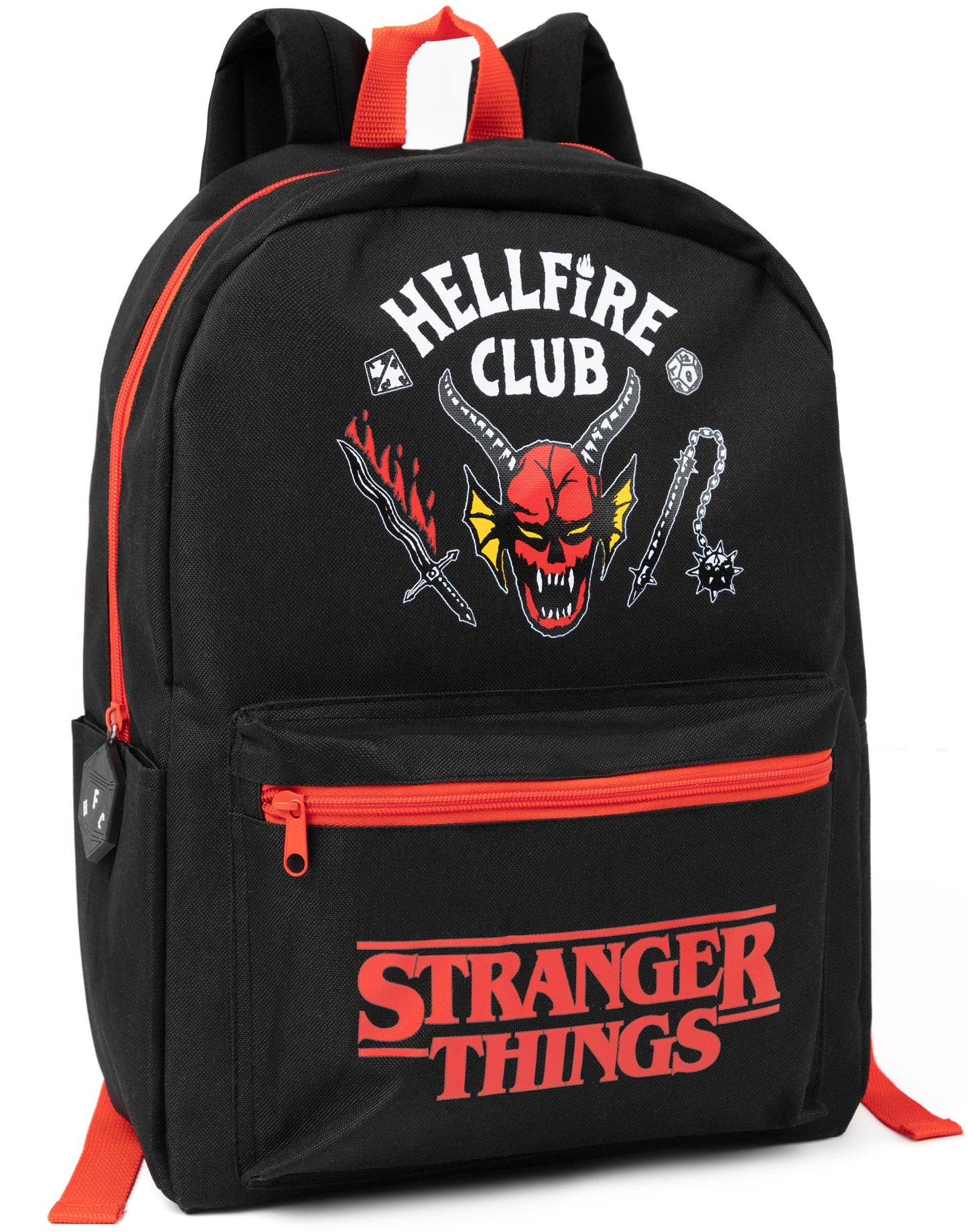Stranger Things Unisex Kids Black Printed Backpack (One Size)