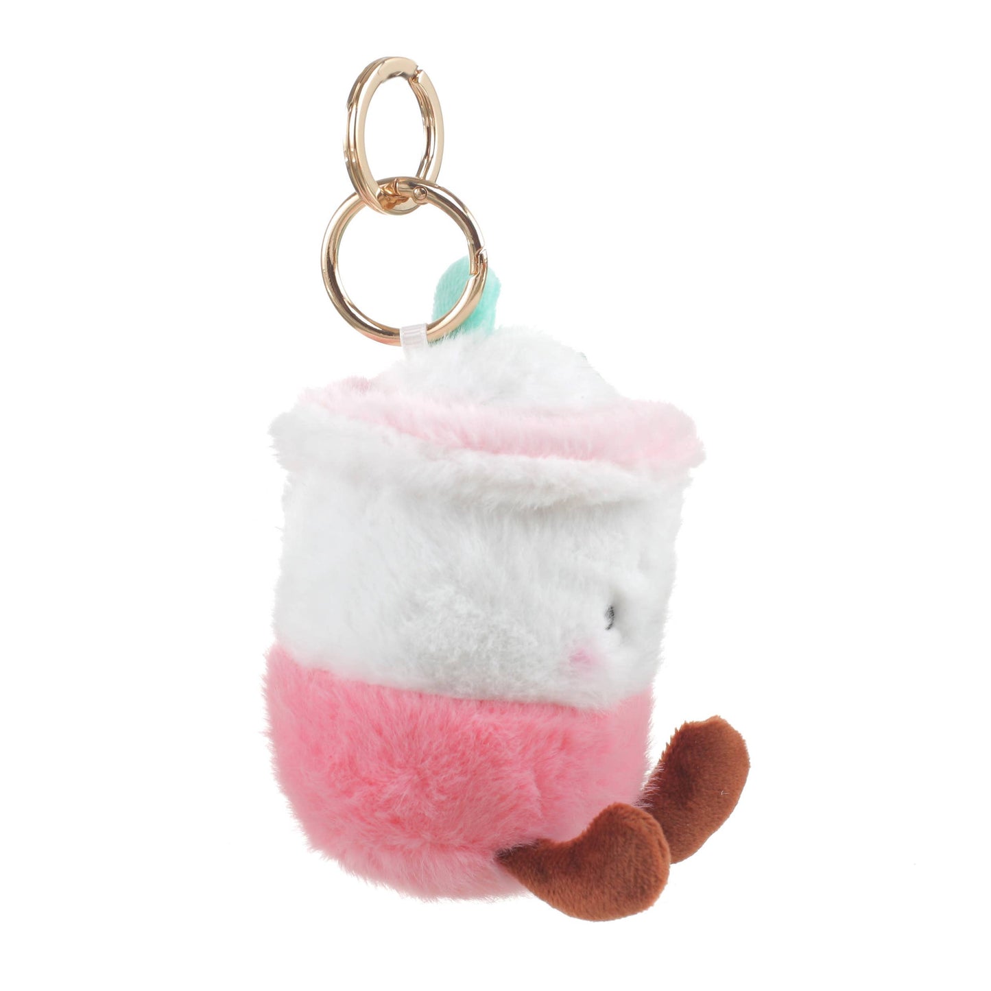 PLUSH ICED COFFEE BAG CHARM