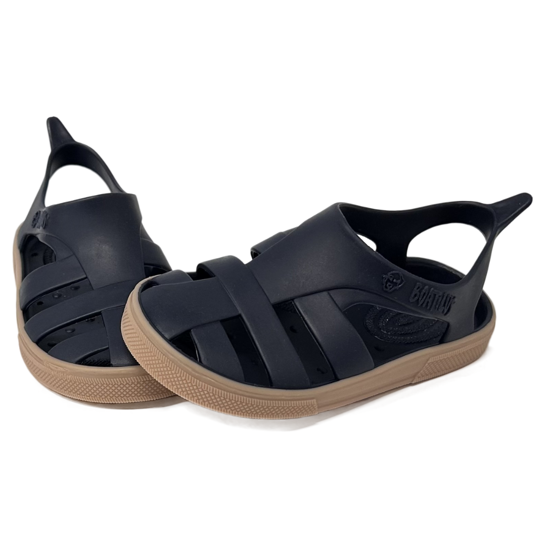 Barefoot Bioty Sandals Chestnut Sole - Boatilus: Navy