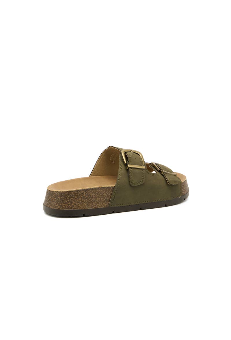 Platform slides with double buckle - 4659
