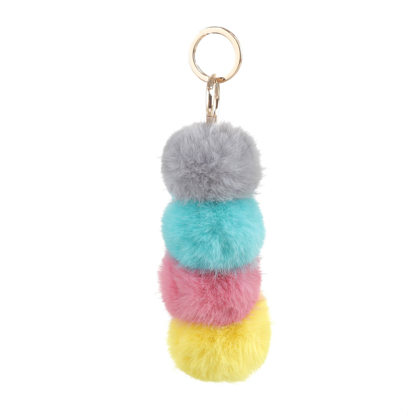 RAINBOW CATERPILLAR KEYCHAINS CHARM