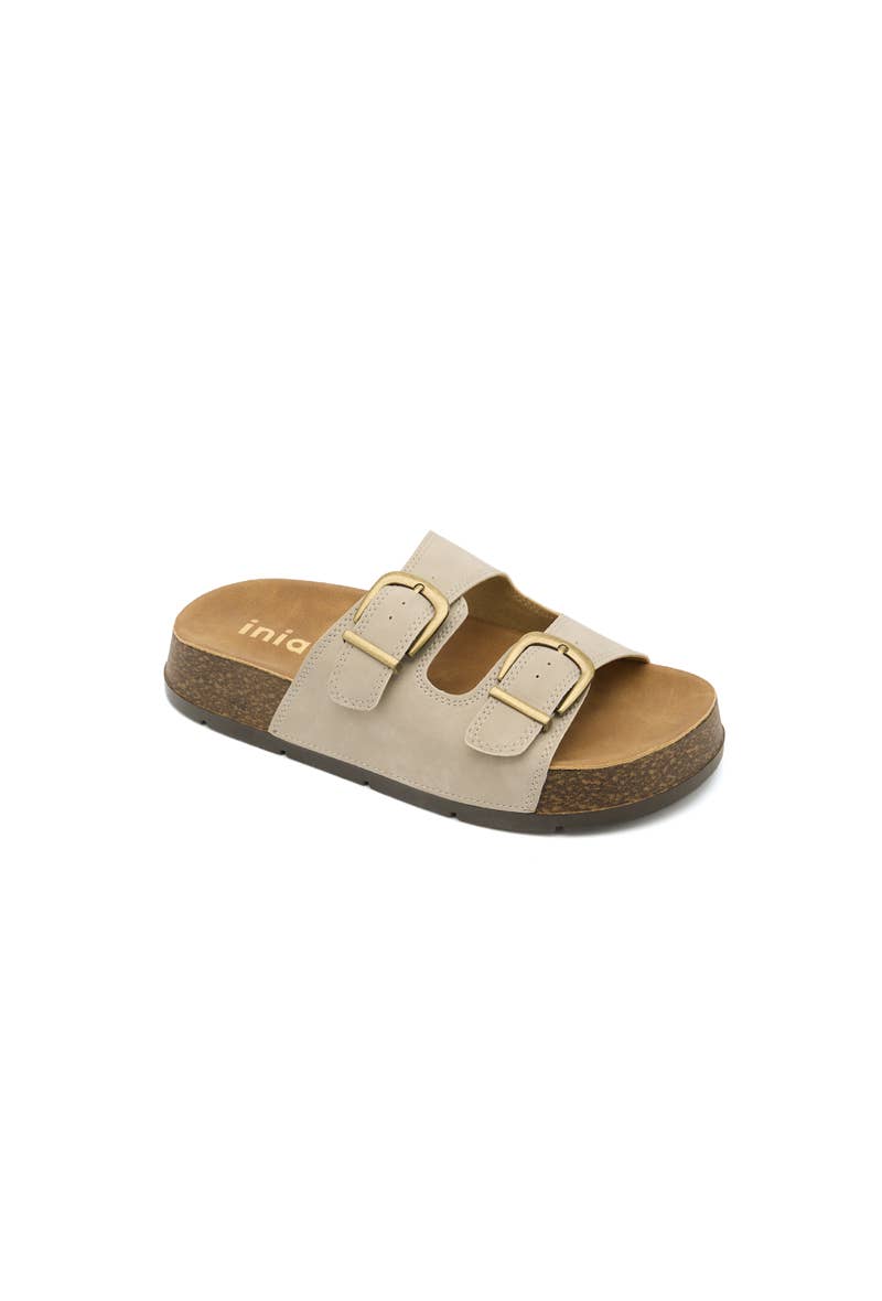 Platform slides with double buckle - 4659