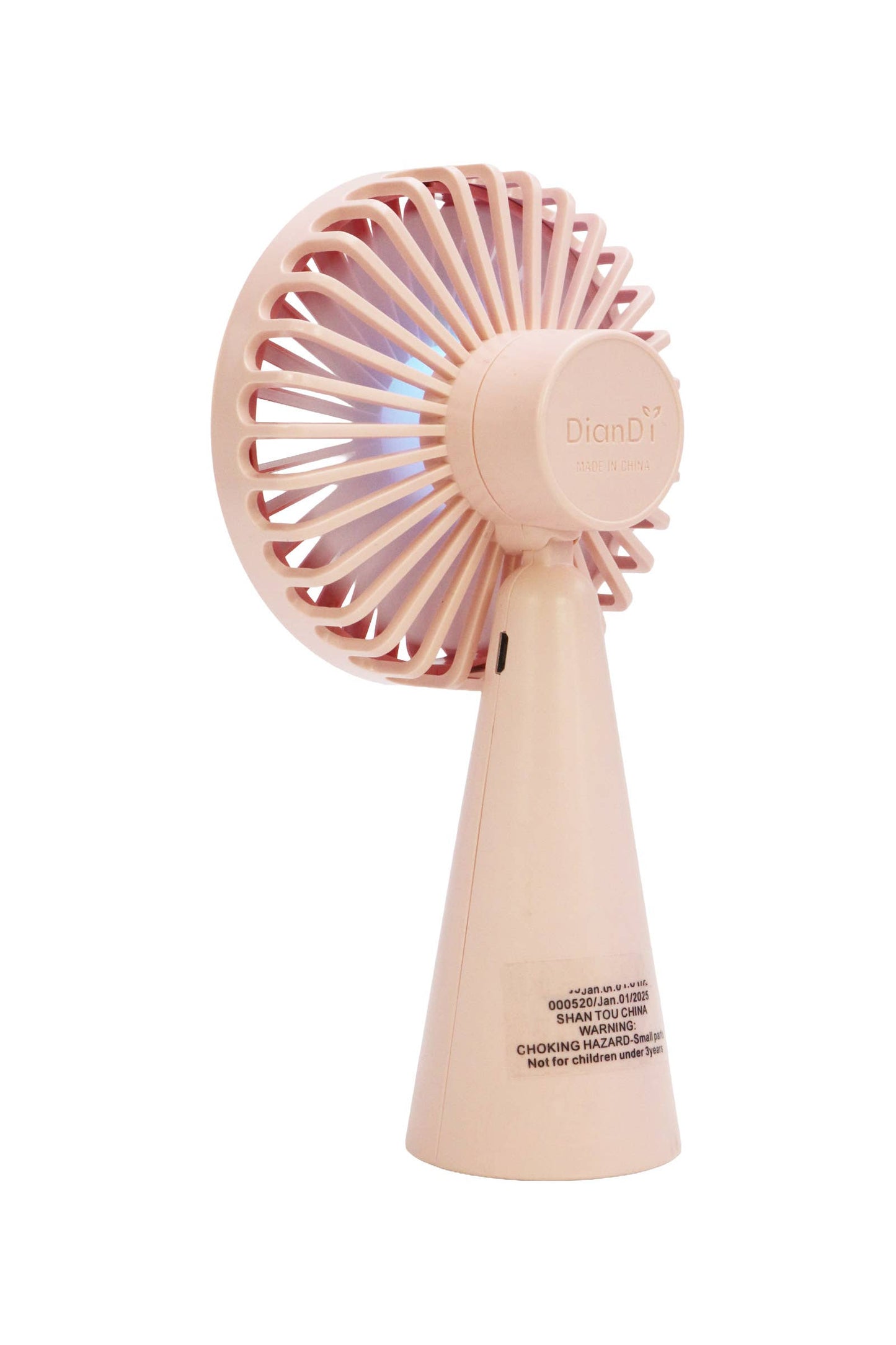 Pastel Matte Led Light-up Handheld Electric Fan