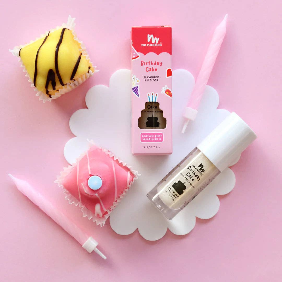 Natural Lip Gloss For Kids - Birthday Cake