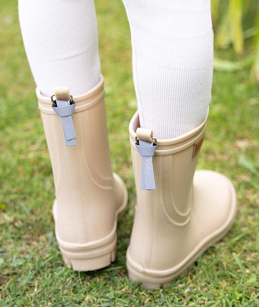 Beige Angel Wellies