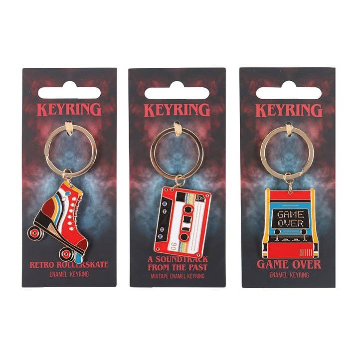 Retro 80s Keyrings