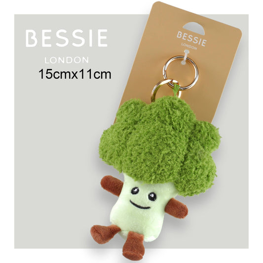 PLUSH BROCCOLI BAG CHARM