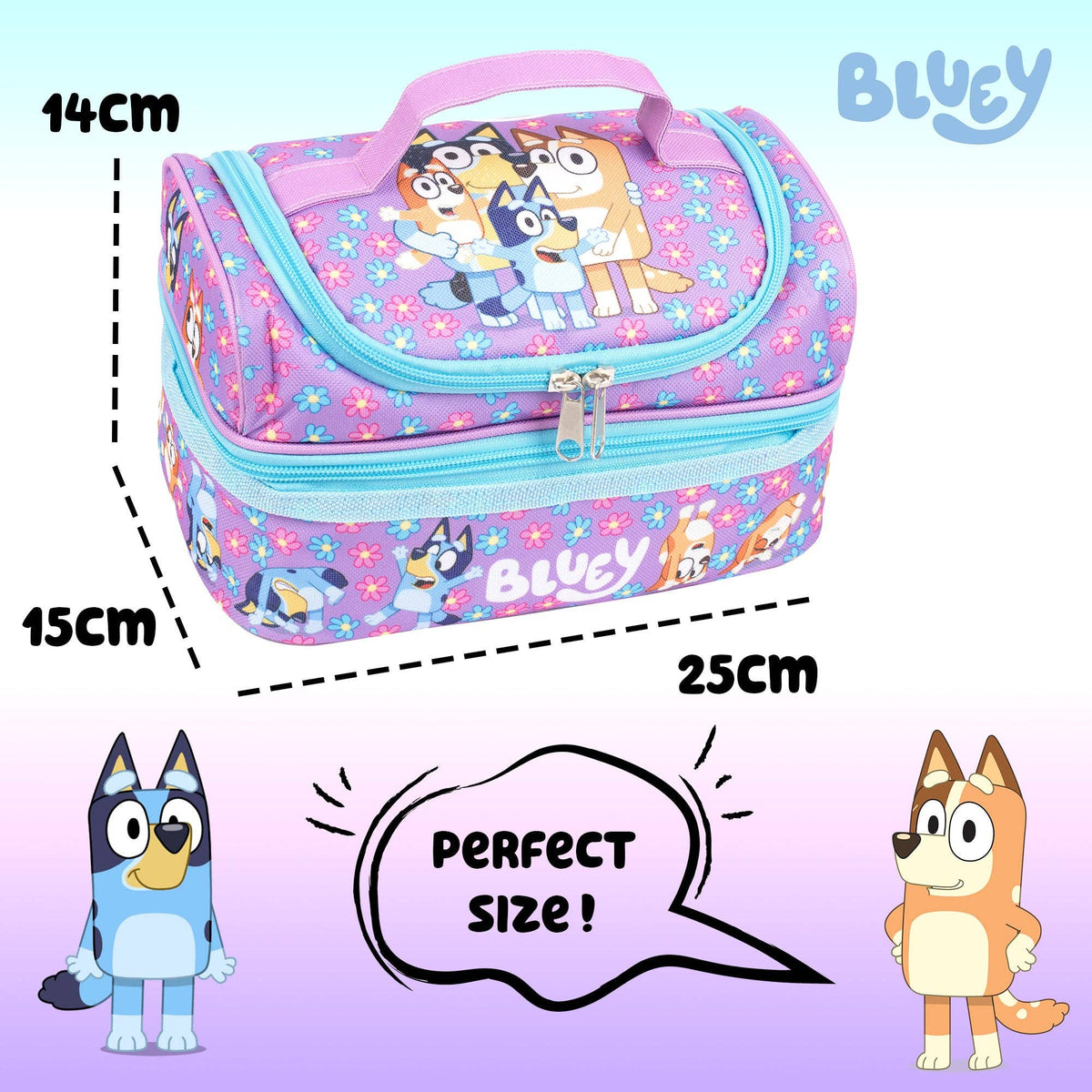 Kids Lunch Bag - Bluey  - Nursery Packed Lunch Box